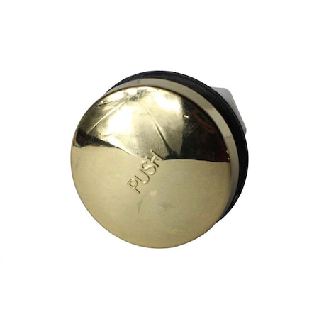 Thrifco Plumbing Polished Brass Tip Toe Stopper 3/8 4402242